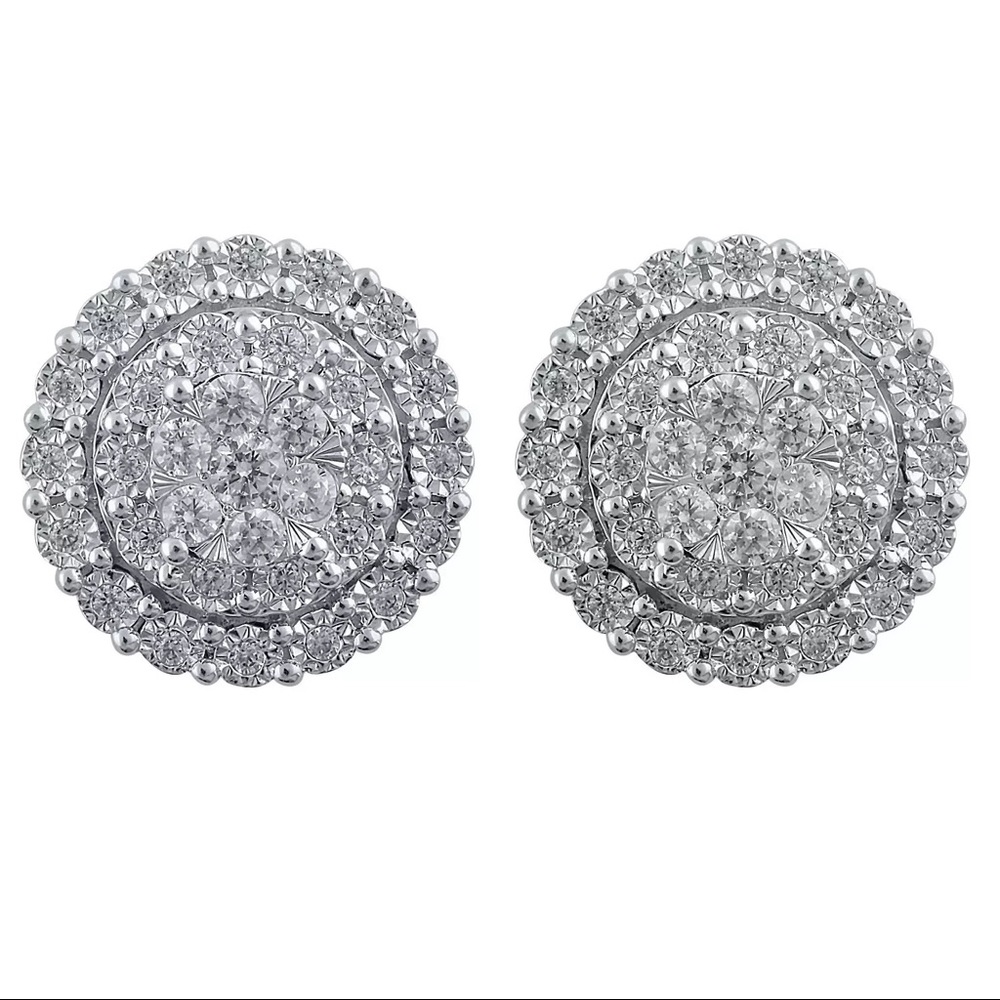 COPY - Diamond Earrings in 14K White Gold
